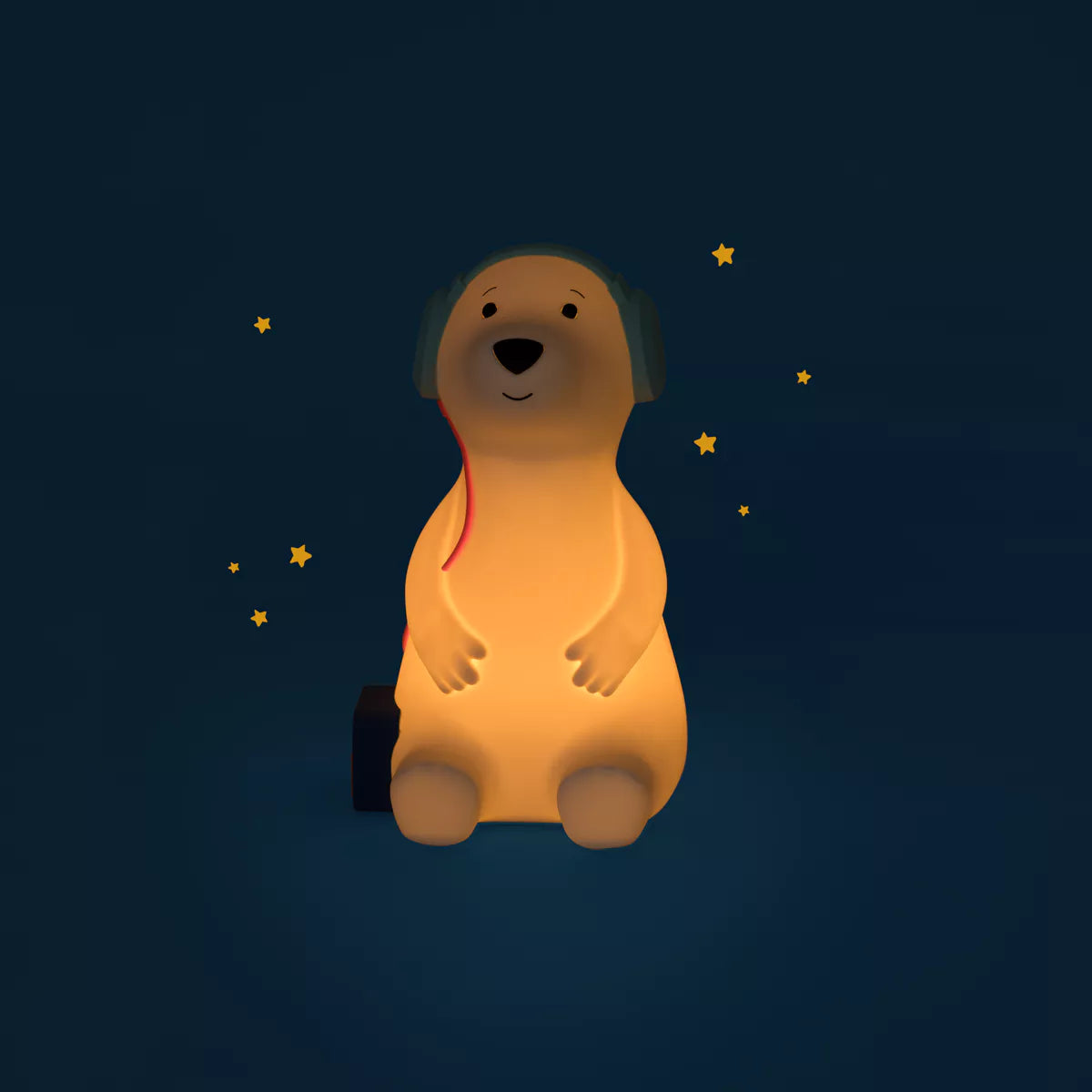  glowing dog Puce & Pilou night light by Moulin roty