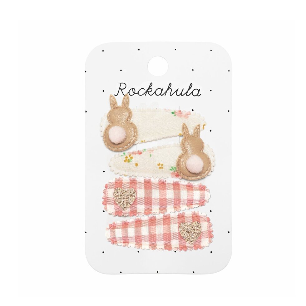 Rockahula Blossom Bunny Fabric Clip Set