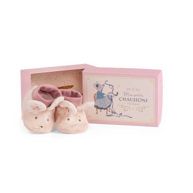 Moulin Roty Mouse Baby Slippers La Petite Ecole de Danse