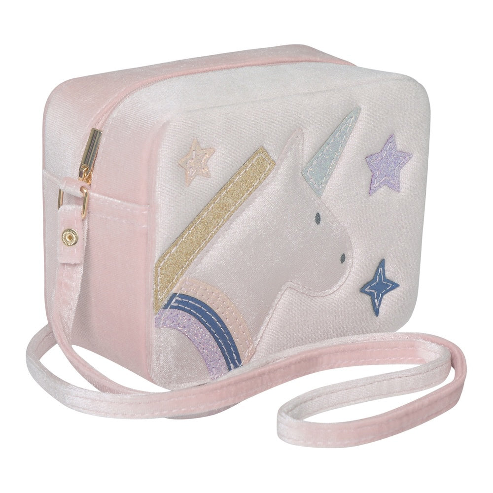 Children's bag with unicorn design on a white background