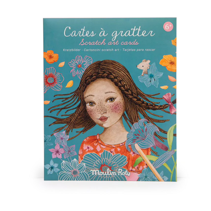 Moulin Roty Scratch Art Cards, Les Rosalies