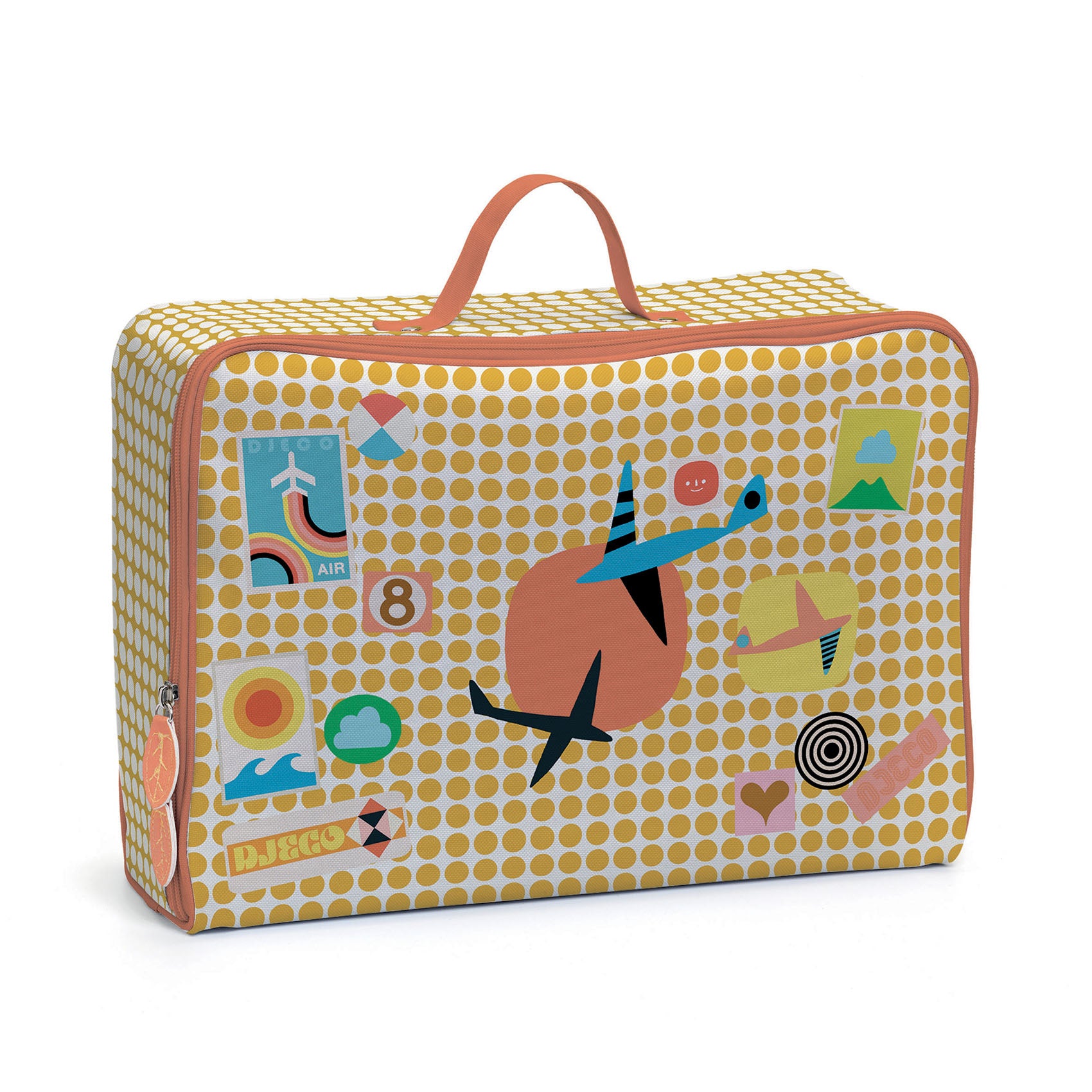 Djeco Children's Suitcase, Vintage Travel