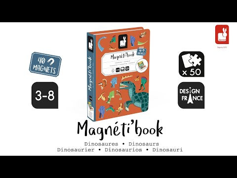 Janod Magneti-Book, Dinosaurs
