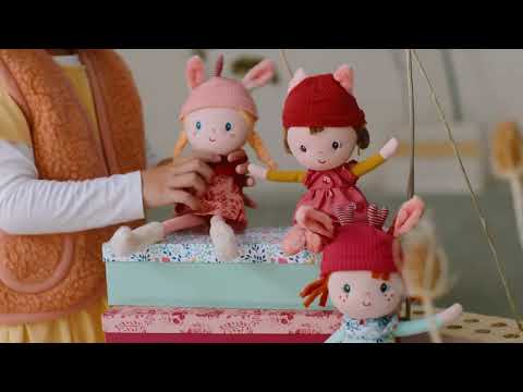 Fabric cuddle dolls for two years olds