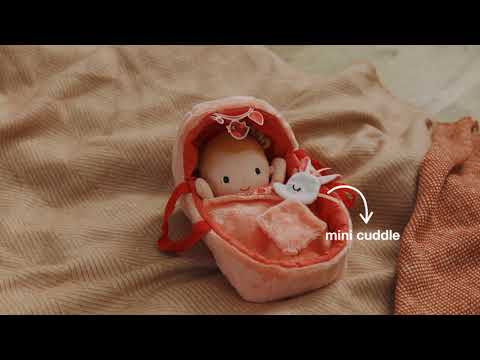 Lilliputiens Lena Baby Doll & Carry Cot Set video