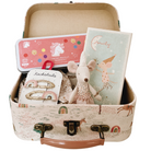 Child's suitcase gift set with Maileg tooth fairy, unicorns and rainbows