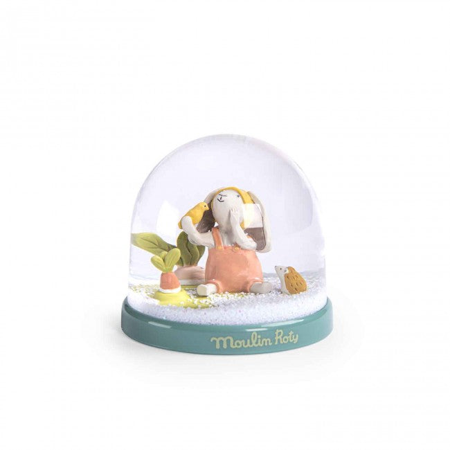 Moulin Roty Snow Globe, Trois Petits Lapins