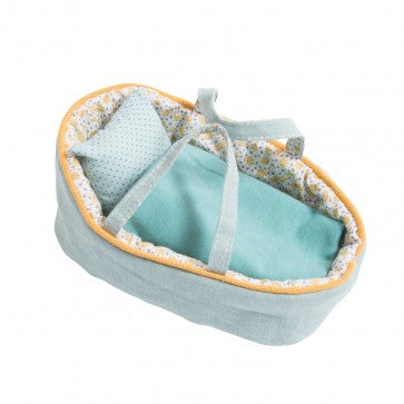 Moulin Roty Doll's Carry Cot and Bedding - small