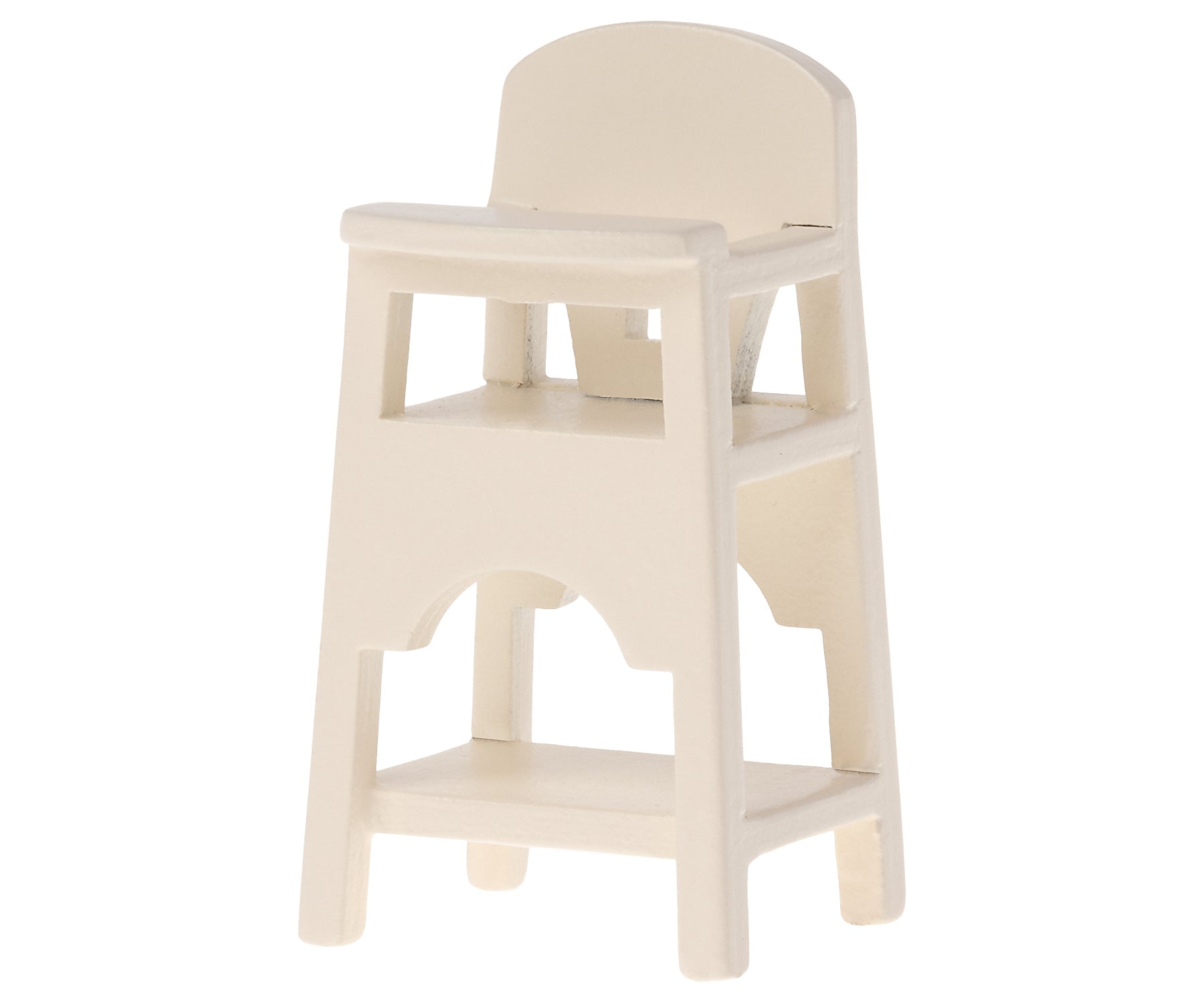 Maileg high chair, mouse - off white 