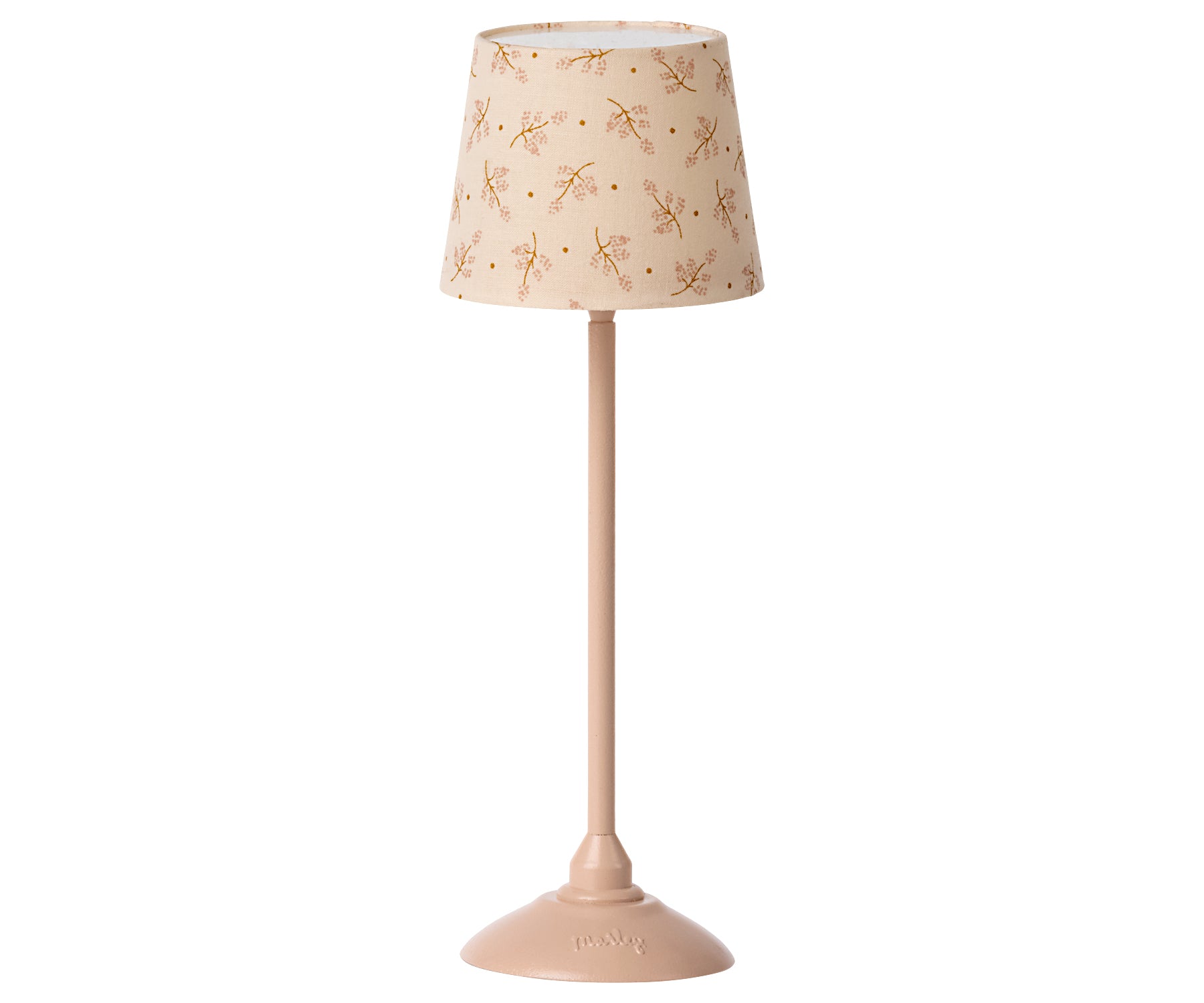 Maileg miniature floor lamp, powder 