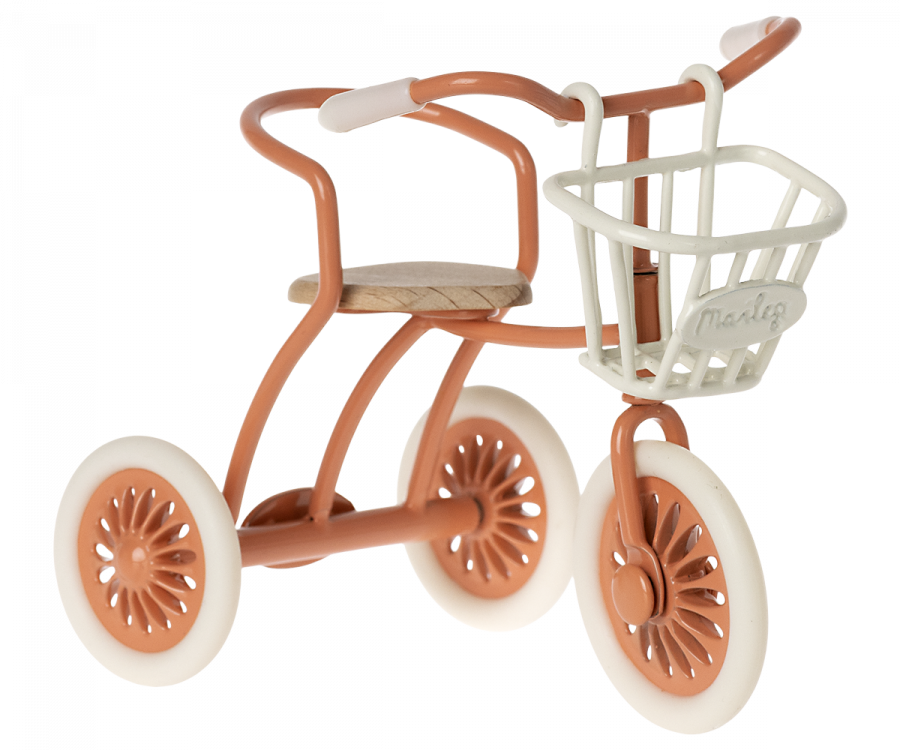 Maileg Tricycle Basket, Mouse