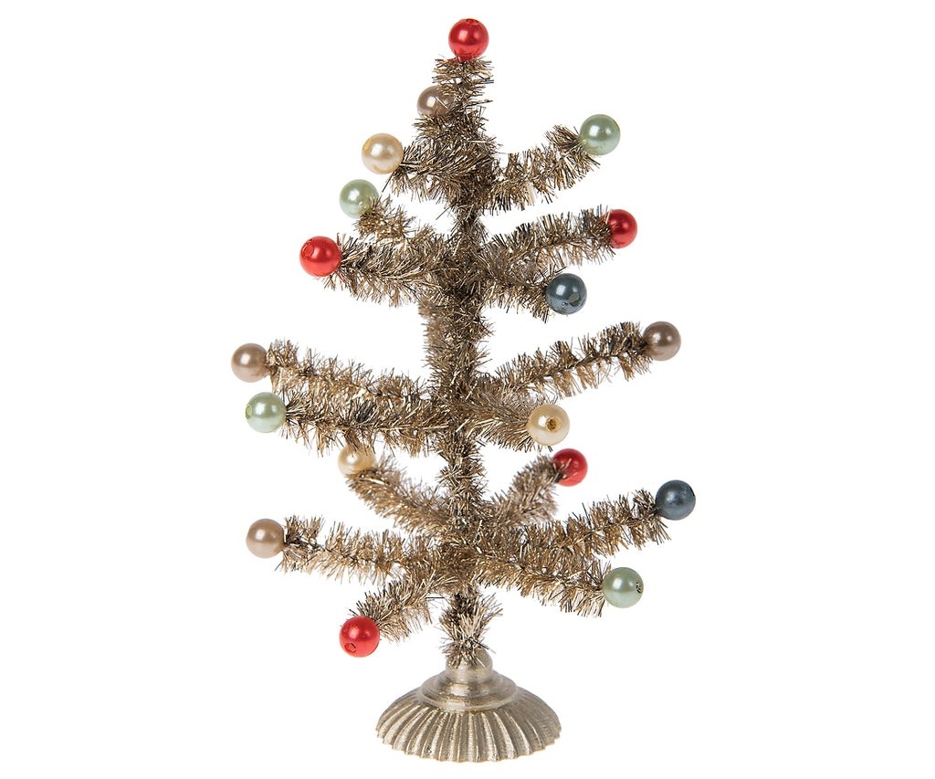 Maileg miniature Christmas tree small, gold, 15cm