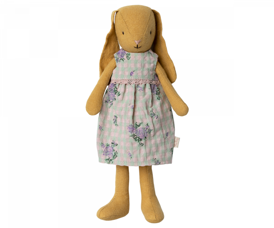 Maileg Bunny in Floral Dress, Size 2
