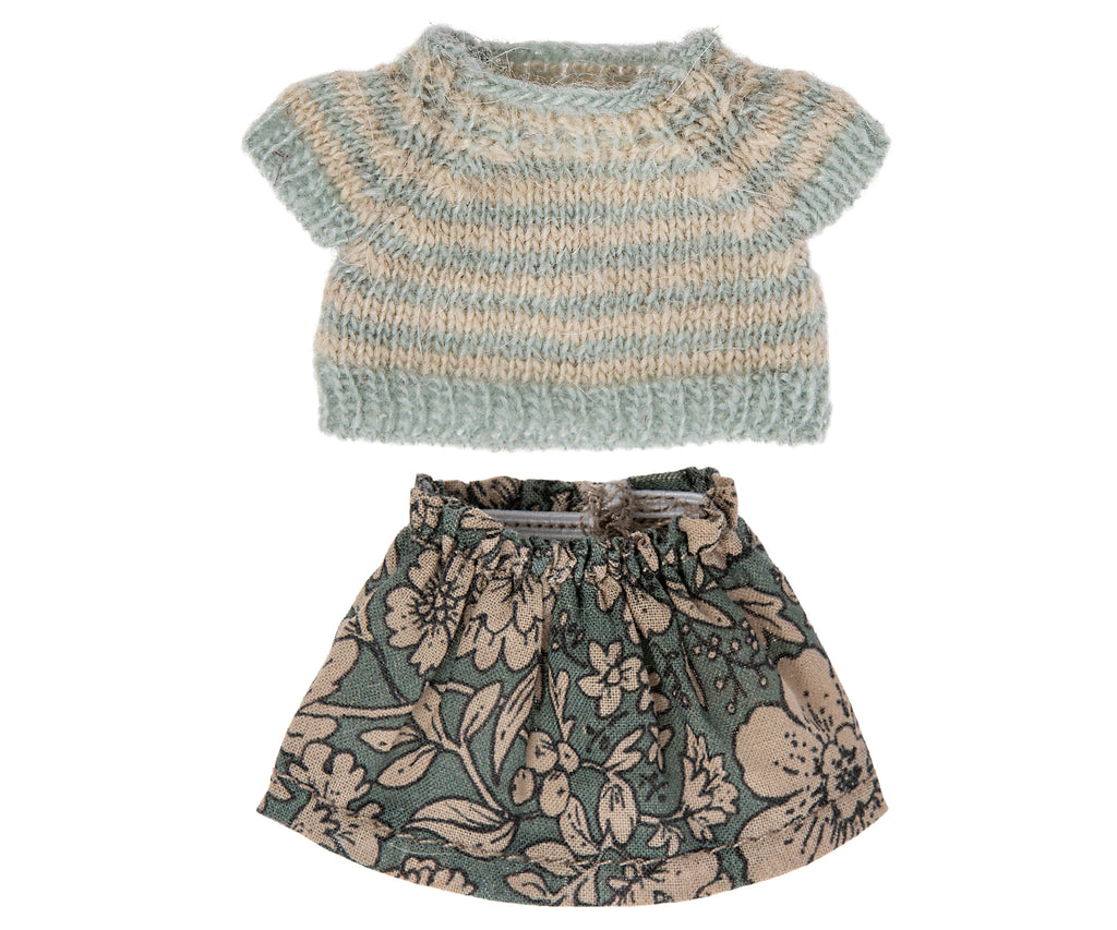 Maileg Knitted Sweater and Skirt, Big Sister