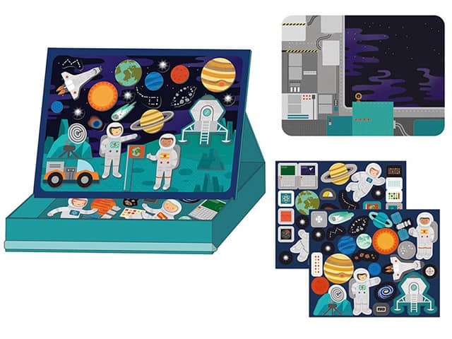 Magnetic Play Scene, Outer Space