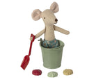 Maileg Beach set - shovel, bucket & shells