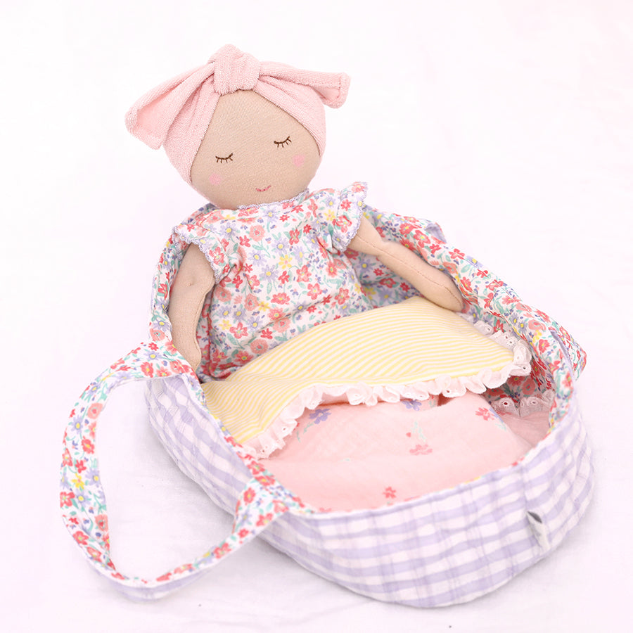 Albetta Bloom Baby Sleeping Set and baby doll