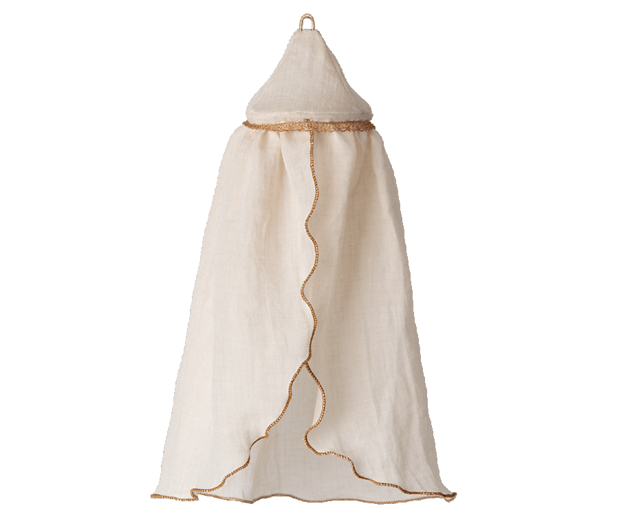 Maileg miniature bed canopy, cream