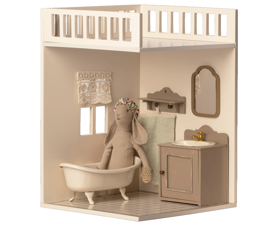 Maileg bathroom extra room for Maileg dolls house 