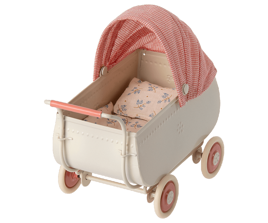 Maileg pram micro, coral