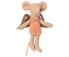 Maileg Fairy mouse with removable gold wings, pink