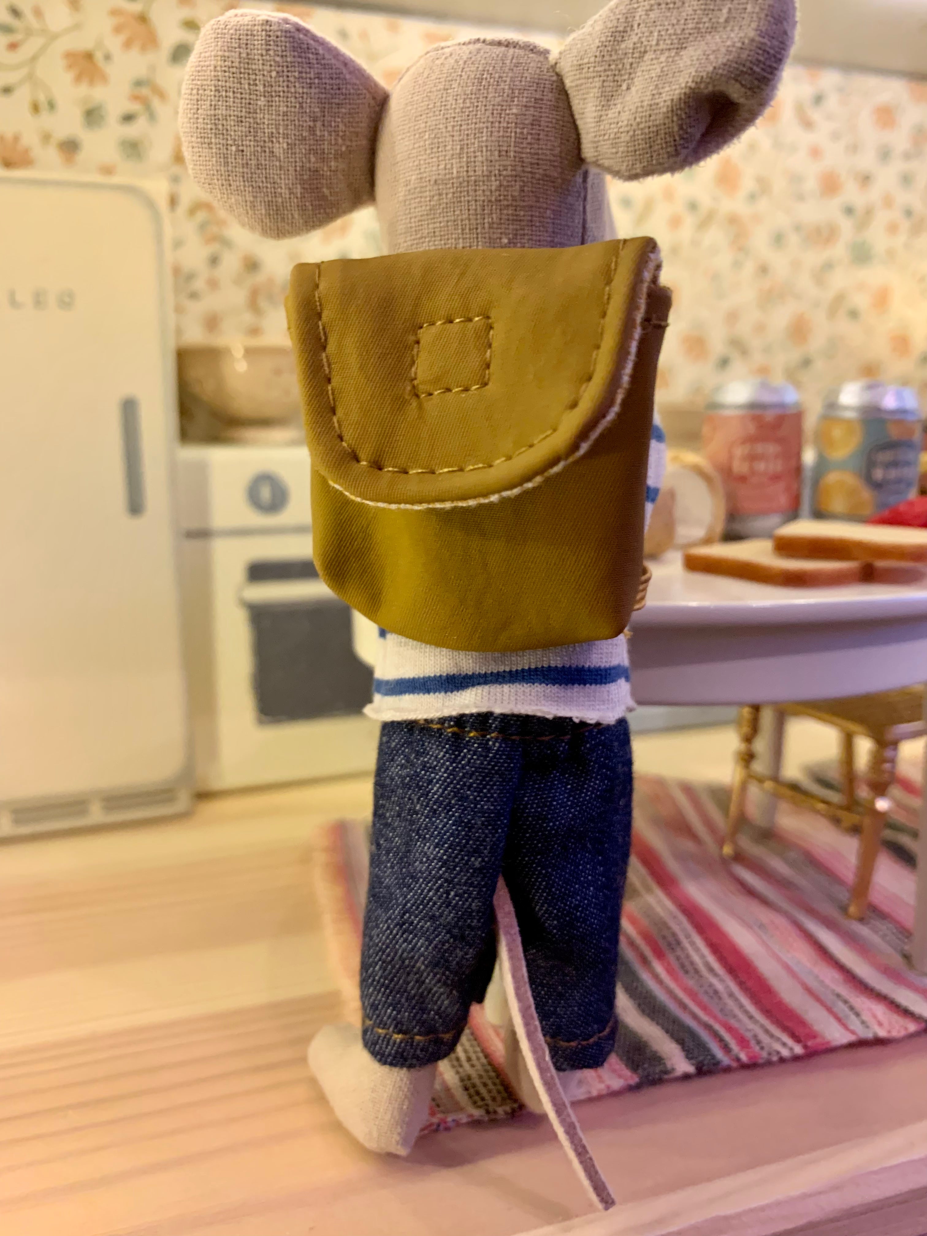 Maileg Clothes and bag, Big brother mouse